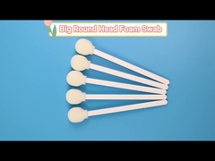 Pintura de espuma redonda de PP blanco con punta TOC de recogida de muestras nasofaríngeas