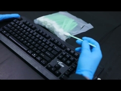 Hisopos de espuma desechables de cabeza circular para sala limpia de electrónica