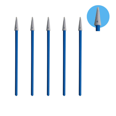 Esponja abierta Mini Pointed Head Foam Swabs de la célula para el recinto limpio