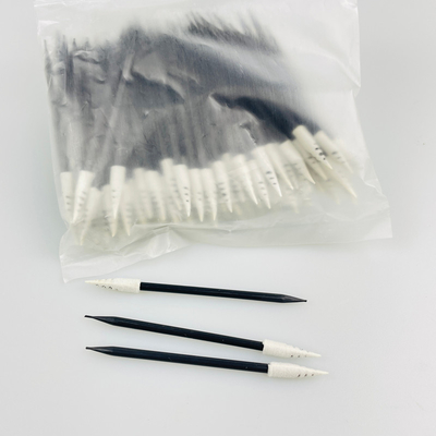 La extremidad puntiaguda espiral de la espuma limpia el negro para la impresora Electronic Cleaning