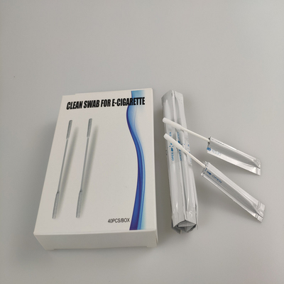 Los Qtips principales del algodón de la esponja de algodón dos llenos de alcohol para IQOS limpian