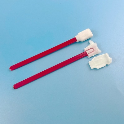 Modifique para requisitos particulares aceptan el palillo rojo de la limpieza de la electrónica de la manija de la esponja de la limpieza de la espuma
