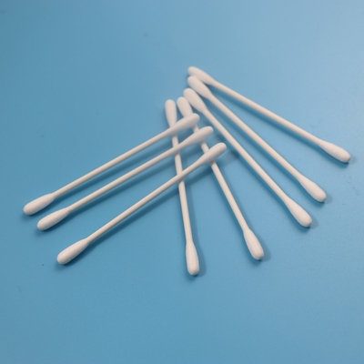 Cabeza redonda grande de limpieza industrial de la esponja de algodón del palillo de papel biodegradable