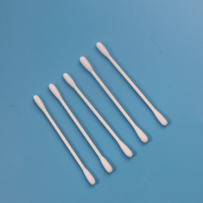 Cabeza redonda grande de limpieza industrial de la esponja de algodón del palillo de papel biodegradable