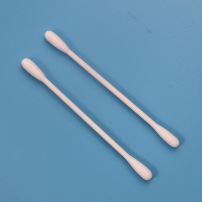 Cabeza redonda grande de limpieza industrial de la esponja de algodón del palillo de papel biodegradable