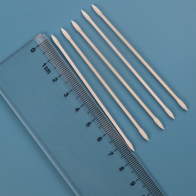 Palillo de papel biodegradable 2.2m m Mini Pointed Cotton Bud Swab BB-013