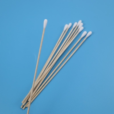 6" Qtips de madera largos Eco de la esponja de algodón del palillo amistoso
