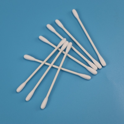 Algodón principal redondo doble Bud Swab For Cleanroom de los Qtips del palillo de papel biodegradable