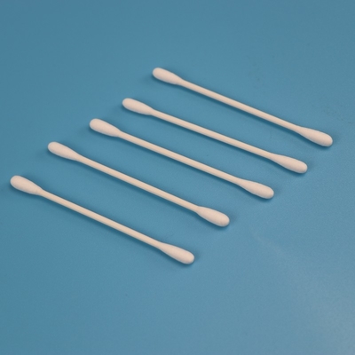 Algodón principal redondo doble Bud Swab For Cleanroom de los Qtips del palillo de papel biodegradable