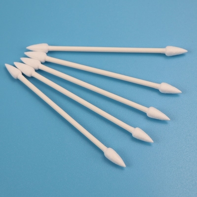 Esponja de algodón acentuada doble de los Qtips de las cabezas del palillo de papel amistoso de Eco para el recinto limpio CA-003