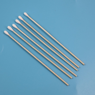 6" algodón de madera largo amistoso Bud Swab For Daily Use del palillo de Eco