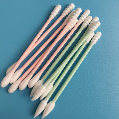 la esponja de algodón cosmética del palillo de papel respetuoso del medio ambiente 50pcs/Bag florece para el uso del maquillaje