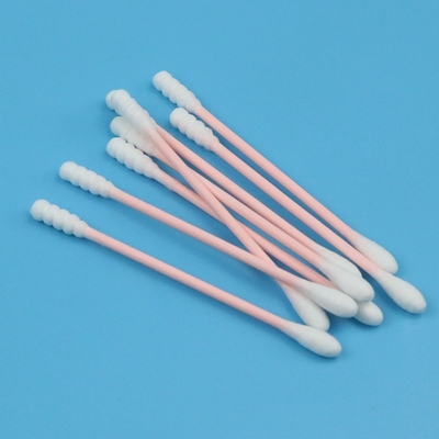 la esponja de algodón cosmética del palillo de papel respetuoso del medio ambiente 50pcs/Bag florece para el uso del maquillaje