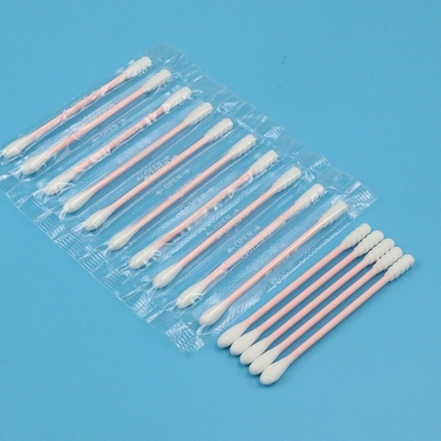 la esponja de algodón cosmética del palillo de papel respetuoso del medio ambiente 50pcs/Bag florece para el uso del maquillaje