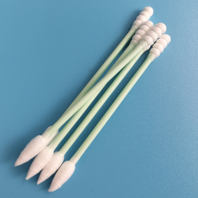 3" maquillaje respetuoso del medio ambiente del palillo del Libro Verde que quita el algodón Bud Swab For Daily Use
