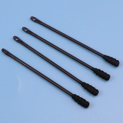 algodón de limpieza Bud Swab For Daily Use del acné de los Qtips del negro de 50pcs Eco-Frinedly