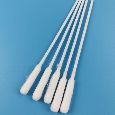 Algodón higiénico largo blanco biodegradable Bud Swab de la esponja de algodón del cilindro para el cosmético