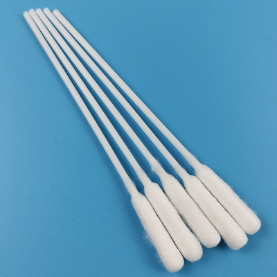 Algodón higiénico largo blanco biodegradable Bud Swab de la esponja de algodón del cilindro para el cosmético