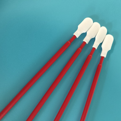 TX761 No abrasivo PP rojo cabeza de paleta de palo de poliéster envases de limpieza de PCB para el cuarto limpio