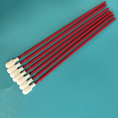 TX761 No abrasivo PP rojo cabeza de paleta de palo de poliéster envases de limpieza de PCB para el cuarto limpio