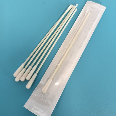 Swabs de recogida de muestras de nylon estéril de flocos envueltos individualmente Swab oral