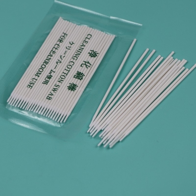 Biodegradable 1 mm Micro punzante Qtips de fibra óptica limpieza de algodón Bud Swab