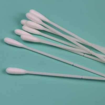 150 mm ABS Stick Cotton Bud Swab Colección de muestras orales Swab con punto de ruptura