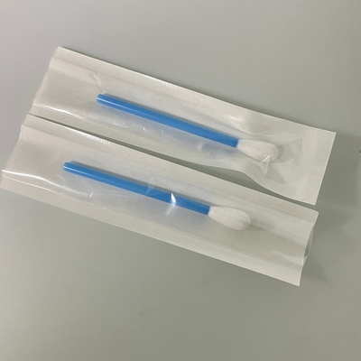 Envases de algodón de palo hueco azul para la limpieza de instrumentos médicos