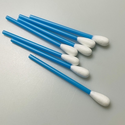Envases de algodón de palo hueco azul para la limpieza de instrumentos médicos