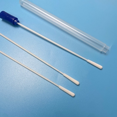 Hisopo estéril desechable de nailon flocado de 150 mm para medios de transporte viral