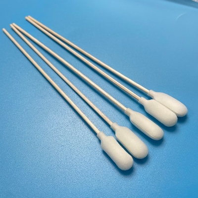 Espuma de punta estéril de muestreo desechable EO esterilizado con bastón de madera