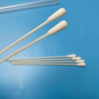 145 mm de largo OEM Swab estéril desechable sin punto de ruptura Swab de recogida de cabeza de 6 mm
