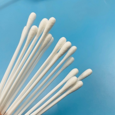 6 pulgadas de algodón Swab de punta desechable Swab de muestreo médico con mango de PP sólido