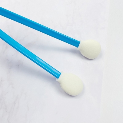 128 mm Largo Azul Hanlde Rondas Escarchas de espuma Swabs de la cabeza de la impresora de automóviles