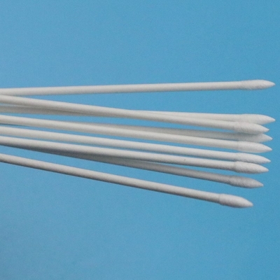 BB-013 Papel biodegradable Mini Punto de la sala limpia Q consejos de limpieza industrial de algodón Bud Swab Huby Stick