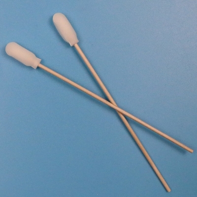 720 Lint libre palo de madera de espuma suave cubierta de algodón limpia de la sala de aplicaciones de Swab