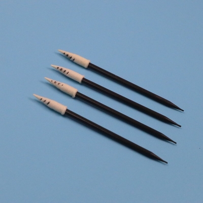 751 Espiral libre de linto con punta Swab de cuarto limpio pequeño Swab de espuma para limpieza de automóviles con mango negro