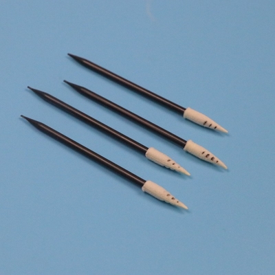 751 Espiral libre de linto con punta Swab de cuarto limpio pequeño Swab de espuma para limpieza de automóviles con mango negro