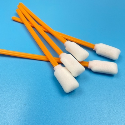 Múltiples propósitos 5 pulgadas de limpieza Esfregón naranja Rectangular de espuma Consejos de PP duradero Manos No derramamiento Diseño