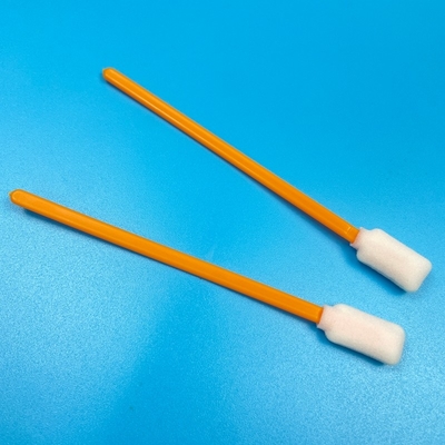 Color naranja Espuma de punta Esobinas de cabeza rectangular de PP sólido manija de lino libre de esobinas