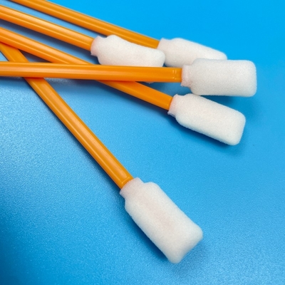 Color naranja Espuma de punta Esobinas de cabeza rectangular de PP sólido manija de lino libre de esobinas