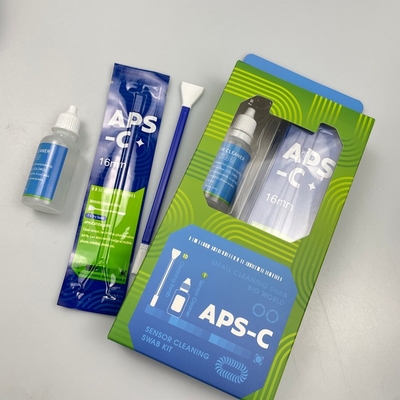 2 en 1 Tipo 16 mm de ancho APS-C Kit de limpieza de cámara sensor con 10 Pcs Clean Stick