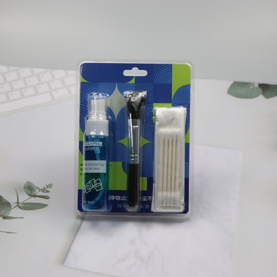 Kit de limpieza de computadora de algodón con líquido