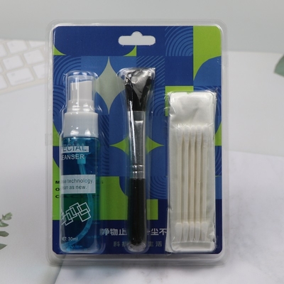 Kit de limpieza de computadora de algodón con líquido