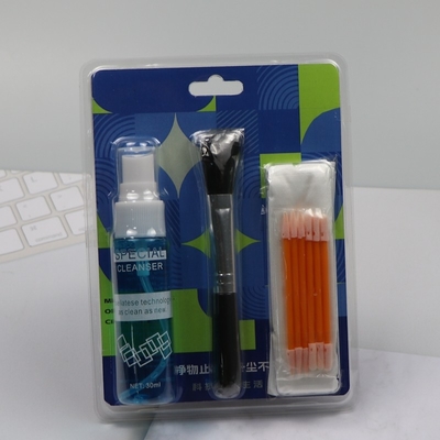 Kit de limpieza de computadora de algodón con líquido