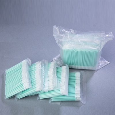 Herramientas de limpieza de micro ranuras TX750 Tipo 76mm Espuma Swabs de punta con mango de PP resistente