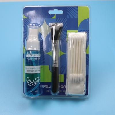3 en 1 toallitas de microfibra Camra Kit de limpieza con líquido Kit de limpieza de pantalla con líquido