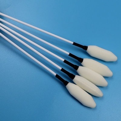 21 cm de largo palo de PP gran cabeza de remo Esponja médica palo Trocar limpieza de espuma Swab