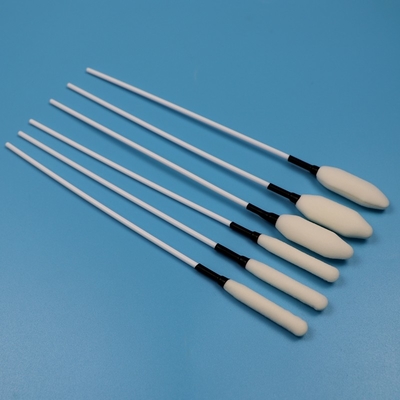 21 cm extra largo de PP palo de espuma de punta larga Swab Esponja médica bastón Trocar limpieza Swab
