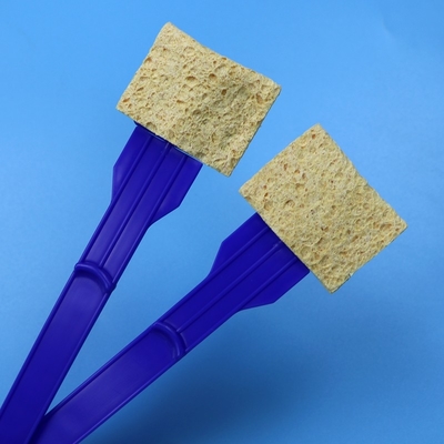 Muestreo de superficie ambiental de alta absorción Espejo de muestras de cellulosa bastón de esponja montado para laboratorio